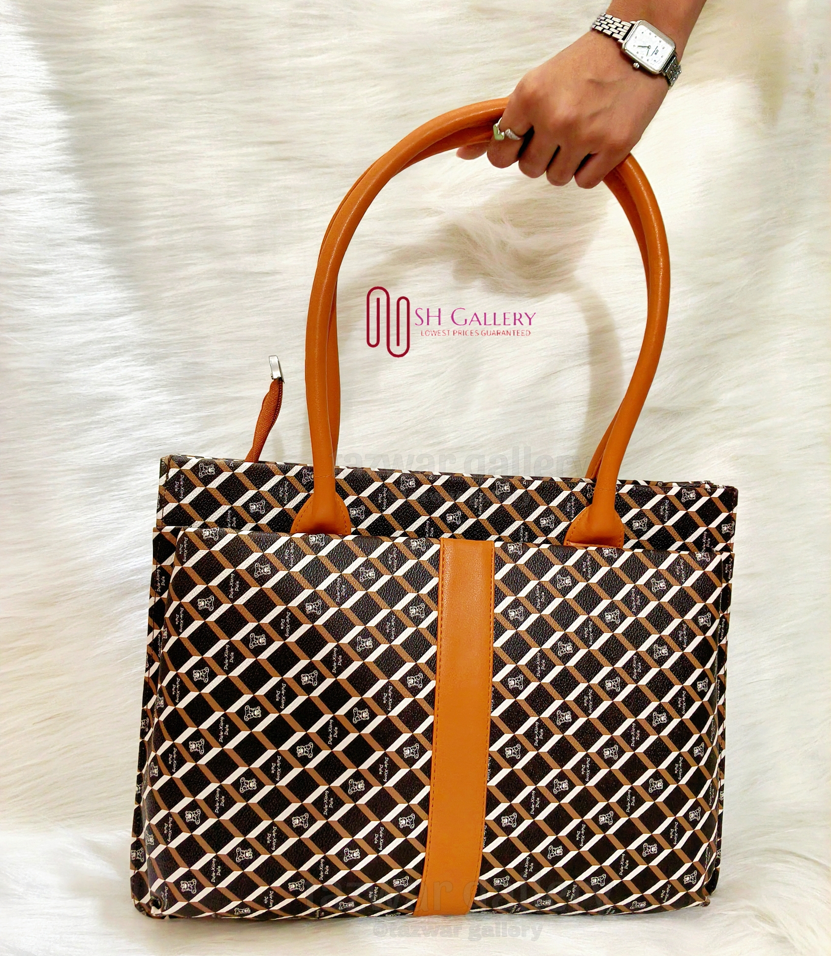 Buy Trendy & Durable PU Leather Tote Handbag – Style Meets Functionality at Best Prices in Bangladesh
