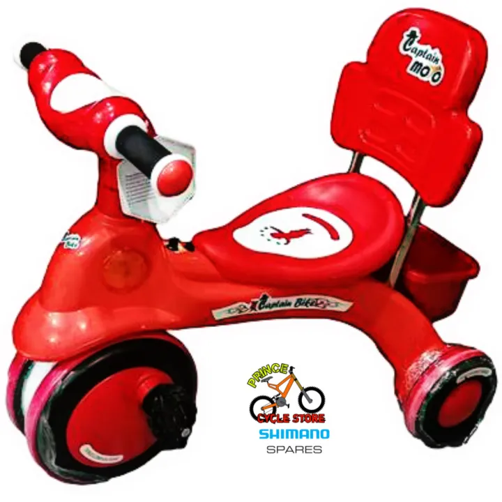 Buy Captain Bike Booster Pink/Purple/Red/Blue Tricycle for Kids & Baby With Music And Light - A.C.I Prince Cycle Store  At Best Price In Bangladesh