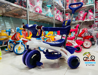 Buy China Tricycle Complete 9M - Pink/Blue/Red/Purple/Light Green Tricycle For Baby Kids Music & light Prince Cycle Store  At Best Price In Bangladesh