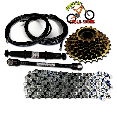Buy Complete Bicycle Gear Set 21 Speed, Total 12 Parts, Cycle Gear Kit Set Compatible for All Kind of Bicycles Prince Cycle Store   At Best Price In Bangladesh