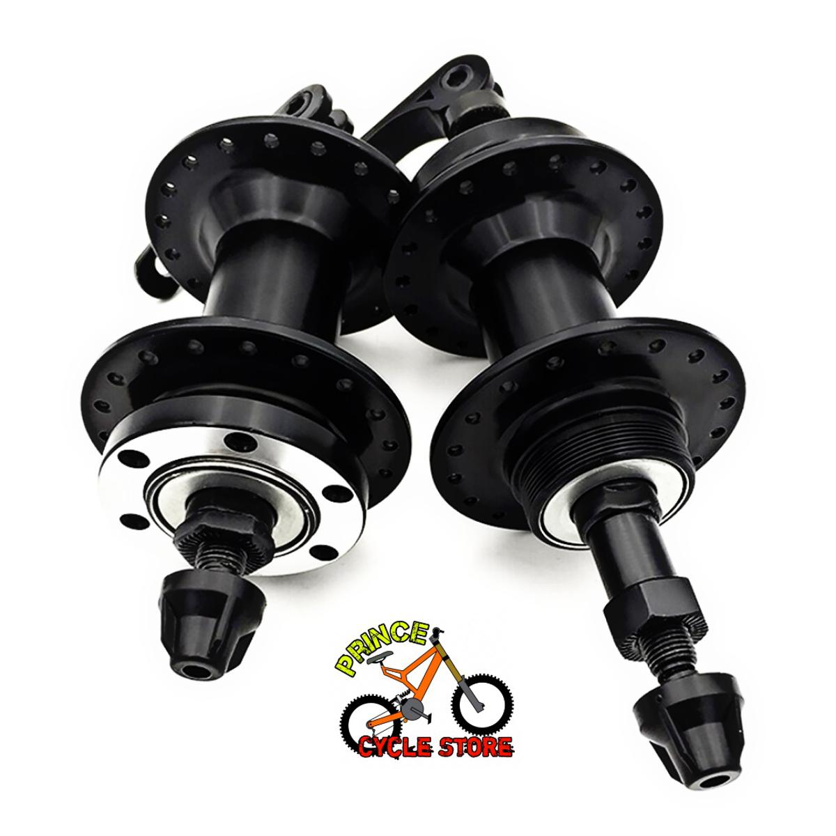 Buy MTB Bicycle Hub Disc Brake 32 Hole / 36 Hole Aluminum Alloy {Front+Rear} Hub Set with Realse Lever Quick Axle For Cycle Prince Cycle Store At Best Price In Bangladesh