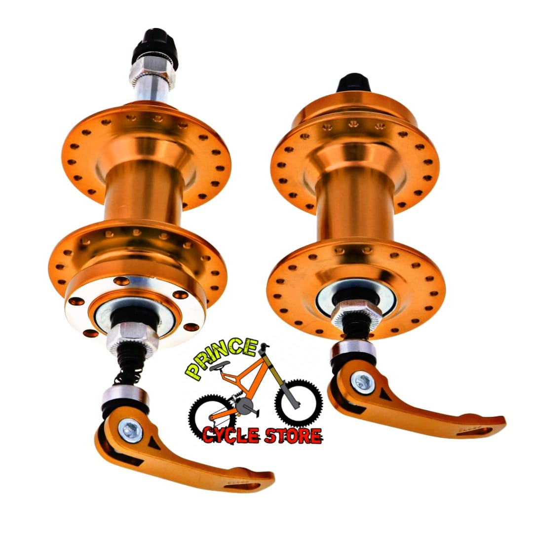 Buy MTB Bicycle Hub Disc Brake 32 Hole / 36 Hole Aluminum Alloy {Front+Rear} Hub Set with Realse Lever Quick Axle For Cycle Prince Cycle Store At Best Price In Bangladesh