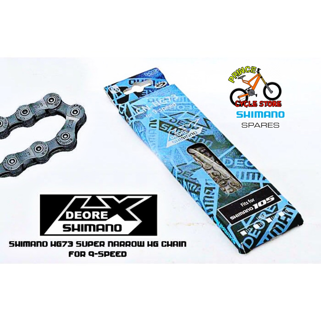Buy Bicycle Chain 9 Speed SHIMANO Deore LX 105 Chain Mountain Steel Silver 116 links (Made in Japan) Bicycle Accessories - সাইকেল Prince Cycle Store At Best Price In Bangladesh