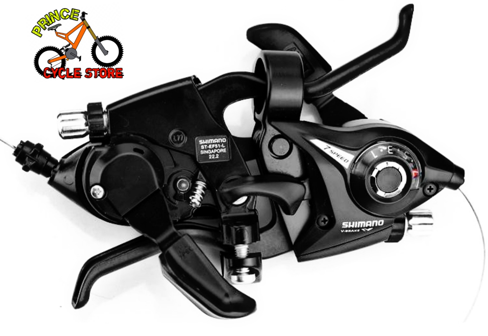 Buy Bicycle Shimano Shifter/ Brake Lever Mountain Cycle Shifter Brake Lever 3x7 & 3x8 Speed (Made in Malaysia) Prince Cycle Store  At Best Price In Bangladesh