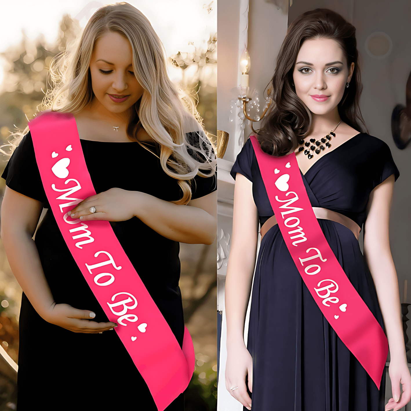 Stylish Mom-To-Be Sash for Women's Party Celebrations - (Pack of 01 Pcs)