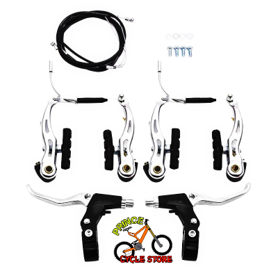 Buy Bicycle V Alloy Brake Full Set MTB,Cable Wire and Break Lever Full Set - Bike Prince Cycle Store At Best Price In Bangladesh