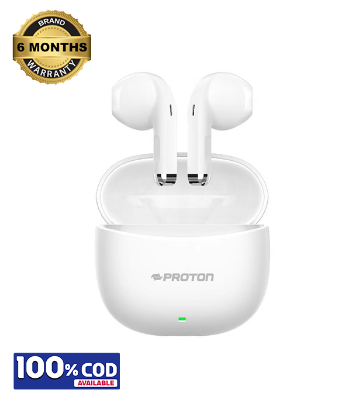 Picture of Proton Wireless Ear Buds Rockerz with Maximum 4 Hours Talking Time White