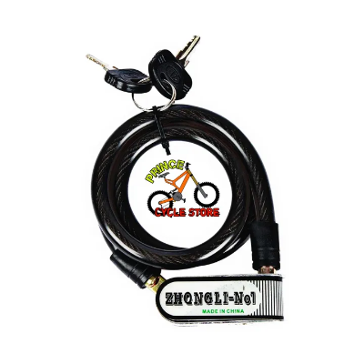 Buy Zhongli Bicycle Cable Lock - Random Color Cable Lock For Cycle 321 Lock Prince Cycle Store  At Best Price In Bangladesh