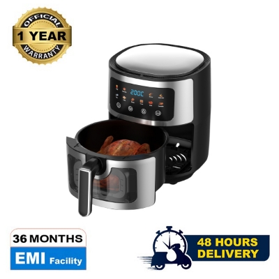 Picture of Gazi Smiss 1300W Air Fryer with Stainless Still Surface and Automatic Shut Off Technology and Frying