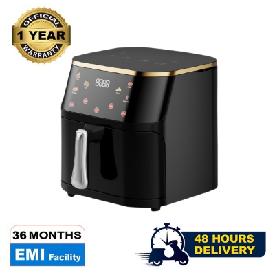 Picture of Gazi Smiss 1800W Air Fryer with Stainless Still Surface and Automatic Shut Off Technology and Frying