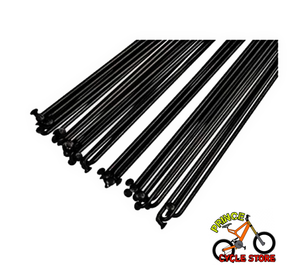 Buy Bike Spokes 26" Any Bicycle Stainless Steel Bicycle Spokes With Nipples 36 pcs Black Prince Cycle Store  At Best Price In Bangladesh