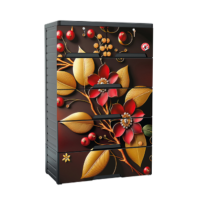 Buy RFL Wardrobe Double 5D KD Deluxe- Red Love at Best Price In Bangladesh	