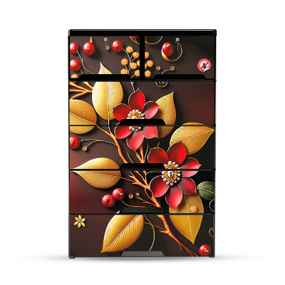 Buy RFL Wardrobe Double 5D KD Deluxe- Red Love at Best Price In Bangladesh	