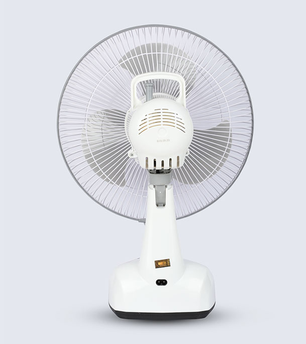 Buy VISION Rechargeable Table Fan 12" White With USB Charger at Best PRice 