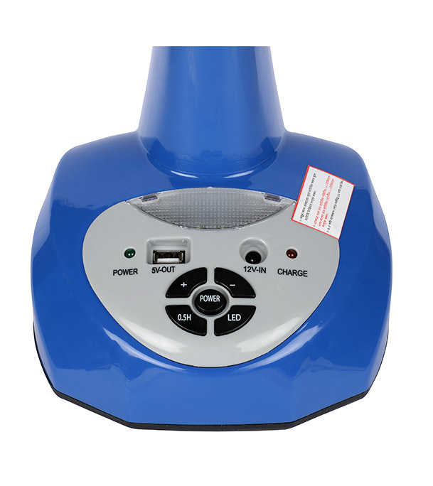 Buy Click Rechargeable Table Fan 12'' Blue With USB Charger at Best Price in Bangladesh