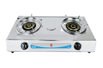 Buy SKB 2-04 Double Stainless Steel Gas Stove at Best Price in Bangladesh