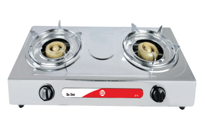 Buy SKB 2-11 Double Stainless Steel Gas Stove at Best Price in Bangladesh