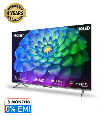Buy Haier 43" HQLED 4K UHD Google TV Hands Free Voice Control (H43P7UX) at Best Price In Bangladesh
