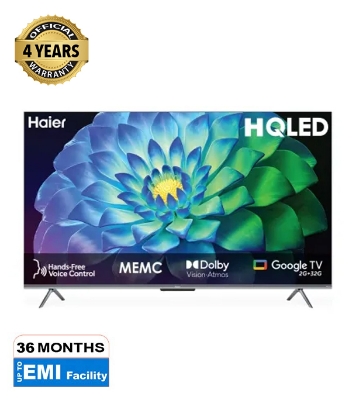 Buy Haier 55" HQLED 4K UHD  Dolbi Atoms Google TV (H55P7UX) at Best Price In Bangladesh	