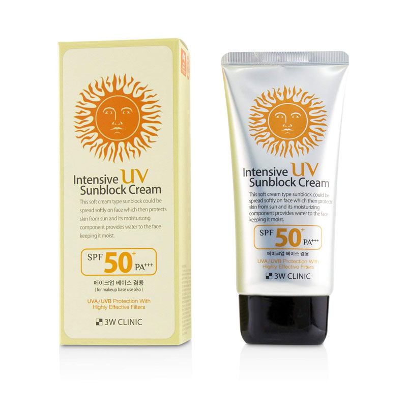 Buy 3W Clinic Intensive UV Sunblock Cream SPF 50+PA+++ at Best Price In Bangladesh
