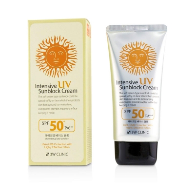 Buy 3W Clinic Intensive UV Sunblock Cream SPF 50+PA+++ at Best Price In Bangladesh