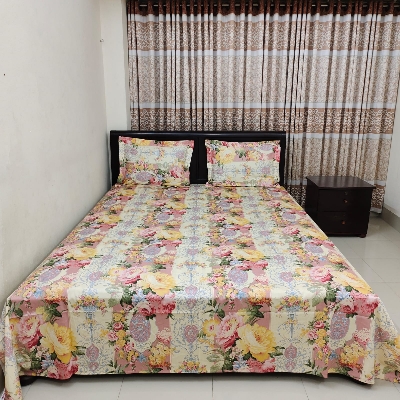 Buy Bedsheet – King Size – 3 Pecs Set at Best Price In Bangladesh