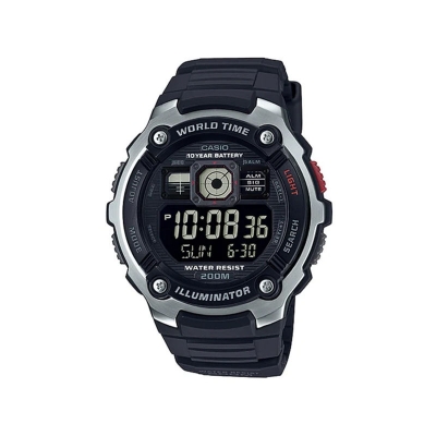 Buy Casio AE-2000W-1BVDF World Time Multifunction Fiber Belt Watch Online at Best Price In Bangladesh