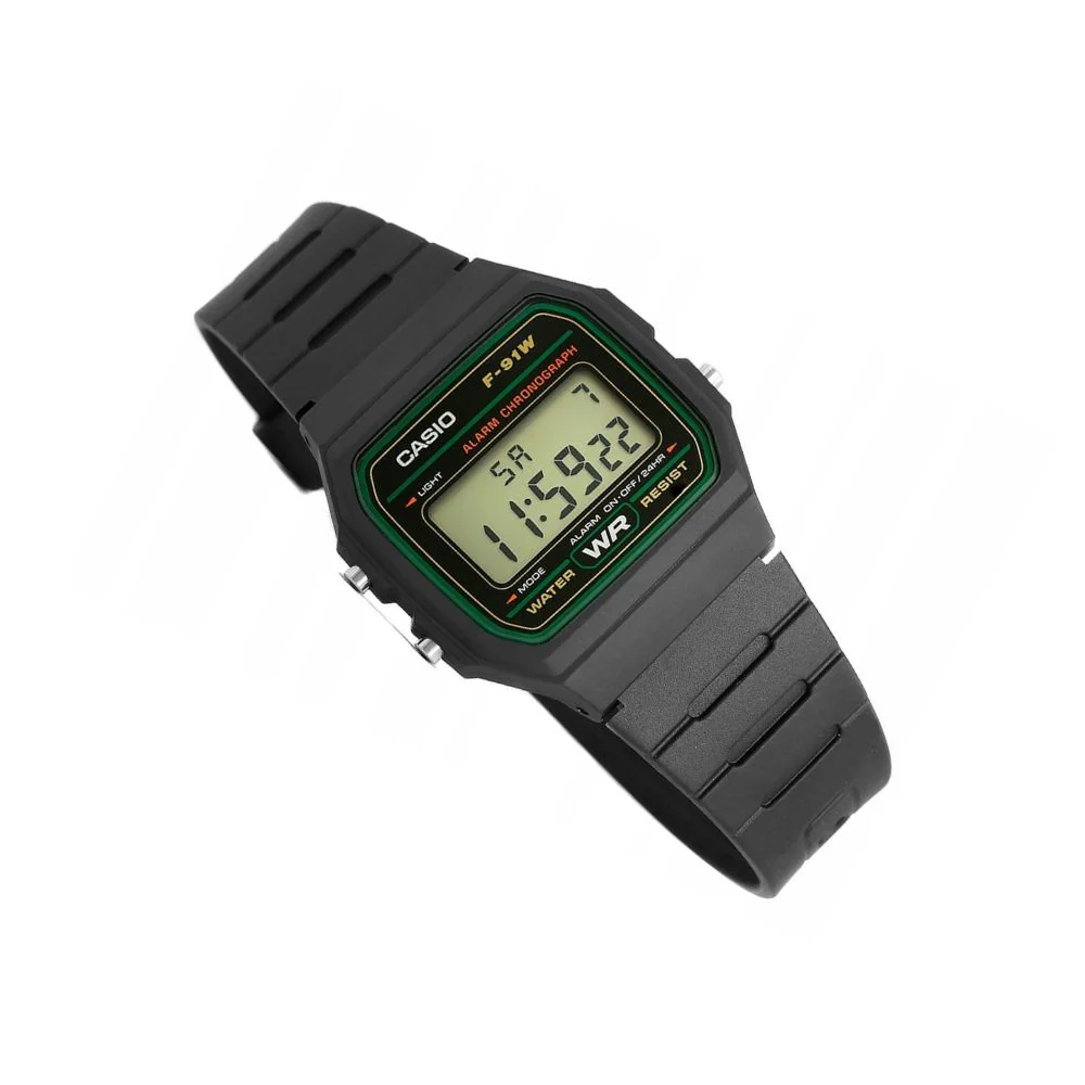 Buy Casio F-91W-3DG Classic Retro Digital Fiber Belt Watch at Best Price In Bangladesh