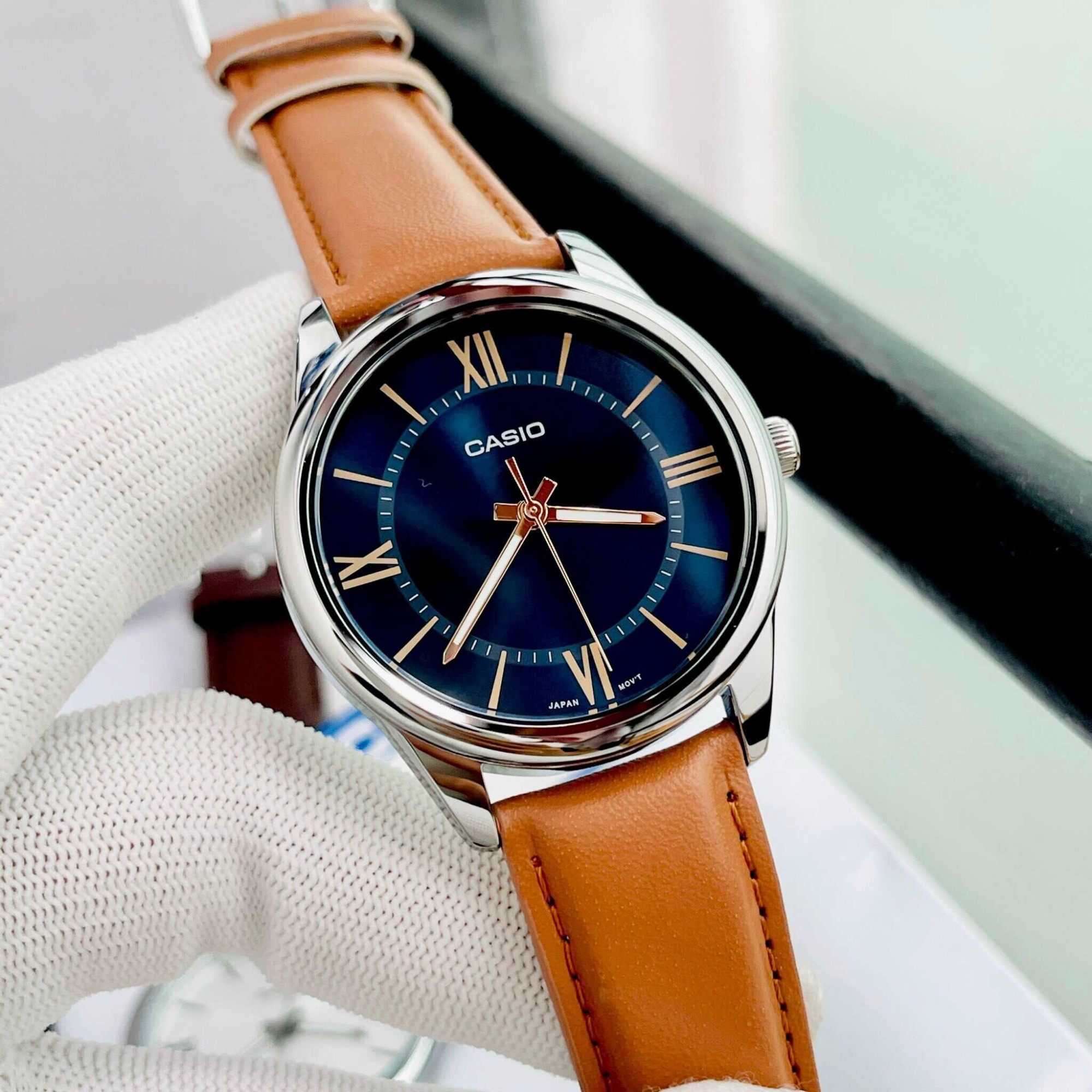 Buy  Casio Enticer Brown Belt Watch MTP-V005L-2B5UDF at Best Price In Bangladesh