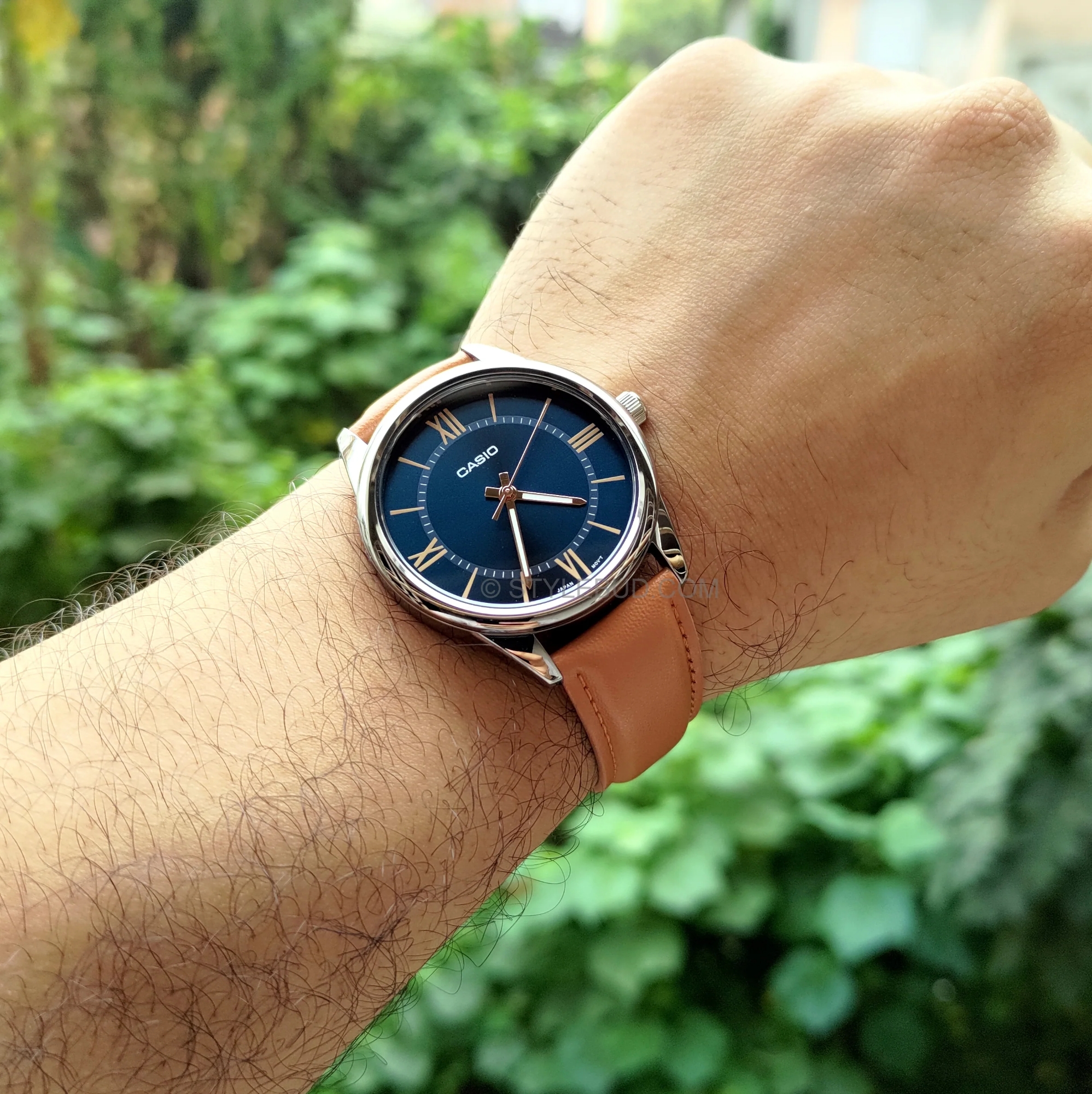 Buy  Casio Enticer Brown Belt Watch MTP-V005L-2B5UDF at Best Price In Bangladesh