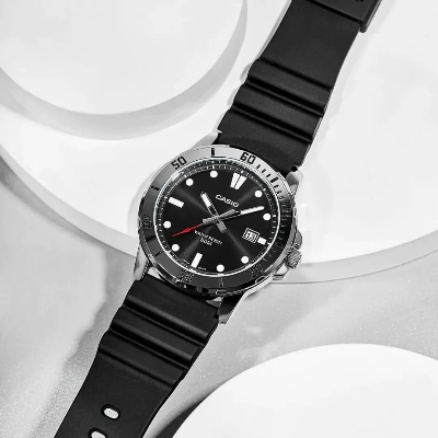 Buy Casio Enticer Date Resin Belt Watch MTP-VD01-1EVUDF  at Best Price In Bangladesh