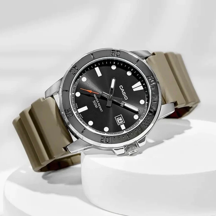 Buy Casio Enticer Date Resin Belt Watch MTP-VD01-5EVUDF at Best Price In Bangladesh