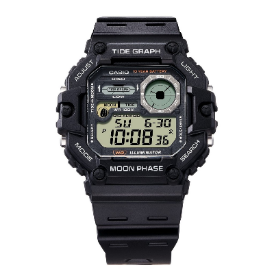 Buy Casio Youth WS-1700H-1AV Moon Phase Resin Strap Watch at Best Price In Bangladesh