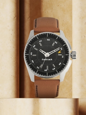 Buy Fastrack 3089SL05 Analog Black Dial Leather Watch for Guys  at Best Price In Bangladesh