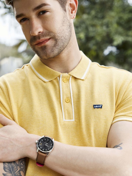 Buy Fastrack 3089SL05 Analog Black Dial Leather Watch for Guys  at Best Price In Bangladesh