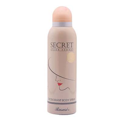 Buy Rasasi Secret Deodorant Body Spray For Women (Dubai) 200ml at Best Price In Bangladesh