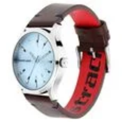 Buy Fastrack 3236SL02 Light Blue Dial Brown Leather Strap Men’s Watch at Best Price In Bangladesh