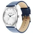 Buy Fastrack 3255SL03 Stunners Analog Silver Dial Leather Watch for Guys at Best Price In Bangladesh
