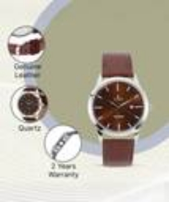 Buy Titan 1584SL04 Analog with Date Brown Dial Leather Watch for Men at Best Price In Bangladesh