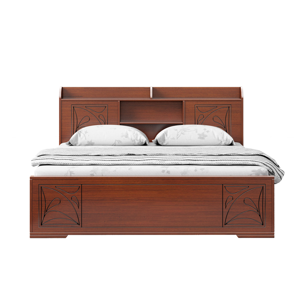 Buy Regal WOODEN BED- COZEVA BDH-388-3-1-20 (Double)  Online Best Price In Bangladesh