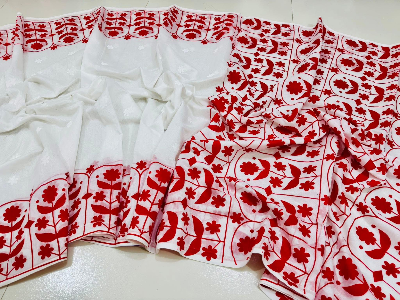 Buy  Digital Print Festivals Saree   at Best Price In Bangladesh