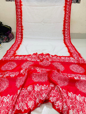 Buy  Digital Print Festivals Saree   at Best Price In Bangladesh