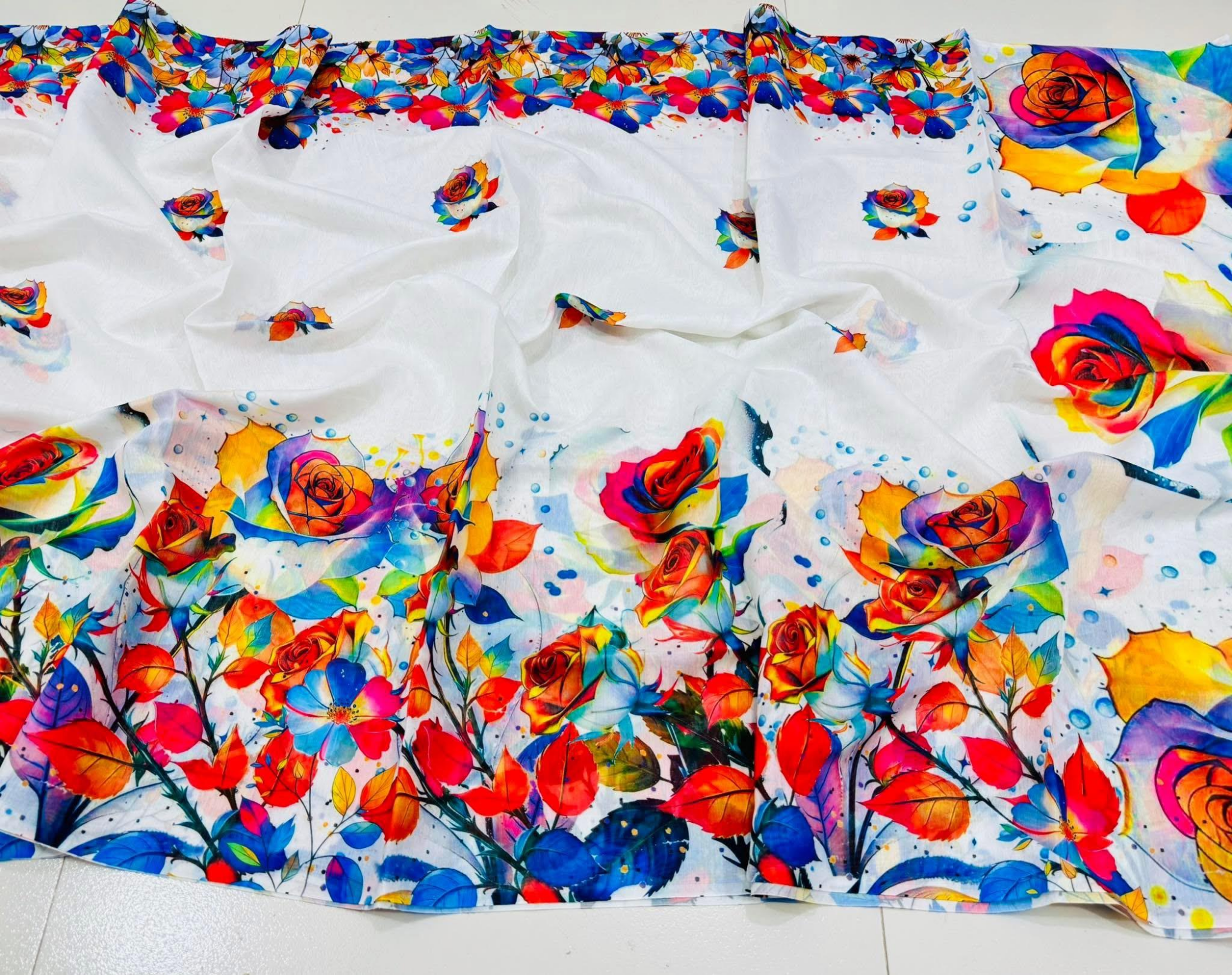 Buy  Digital Print Festivals Saree   at Best Price In Bangladesh