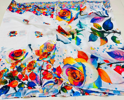 Buy  Digital Print Festivals Saree   at Best Price In Bangladesh