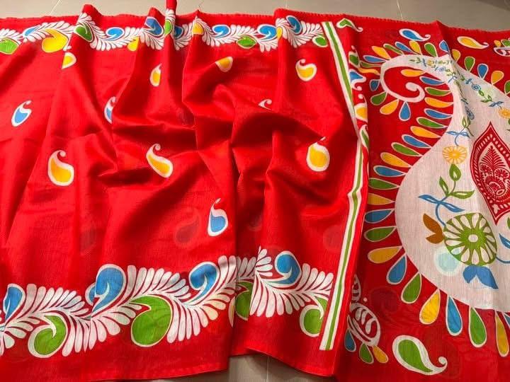 Buy  Digital Print Festivals Saree   at Best Price In Bangladesh