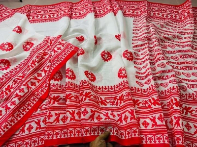 Buy  Digital Print Festivals Saree   at Best Price In Bangladesh