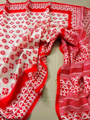 Buy  Digital Print Festivals Saree   at Best Price In Bangladesh