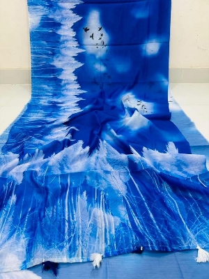 Buy  Digital Print Festivals Saree   at Best Price In Bangladesh