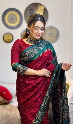 Buy  Digital Print Festivals Saree   at Best Price In Bangladesh