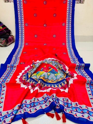 Buy  Digital Print Festivals Saree   at Best Price In Bangladesh